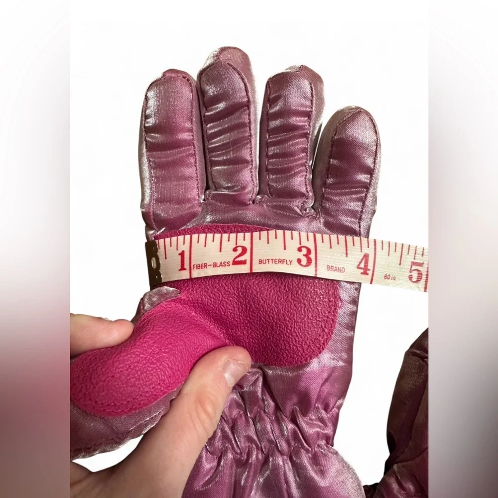 Target Girls Pink Winter Ski Gloves